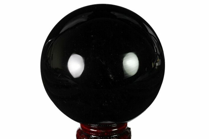 Polished Obsidian Sphere - Mexico #163294